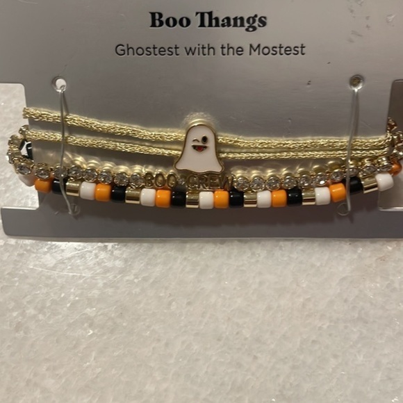SUGARFIX by Baublebar bracelet Boo Thanksgiving glow in dark Ghost jewelry New - Picture 1 of 7